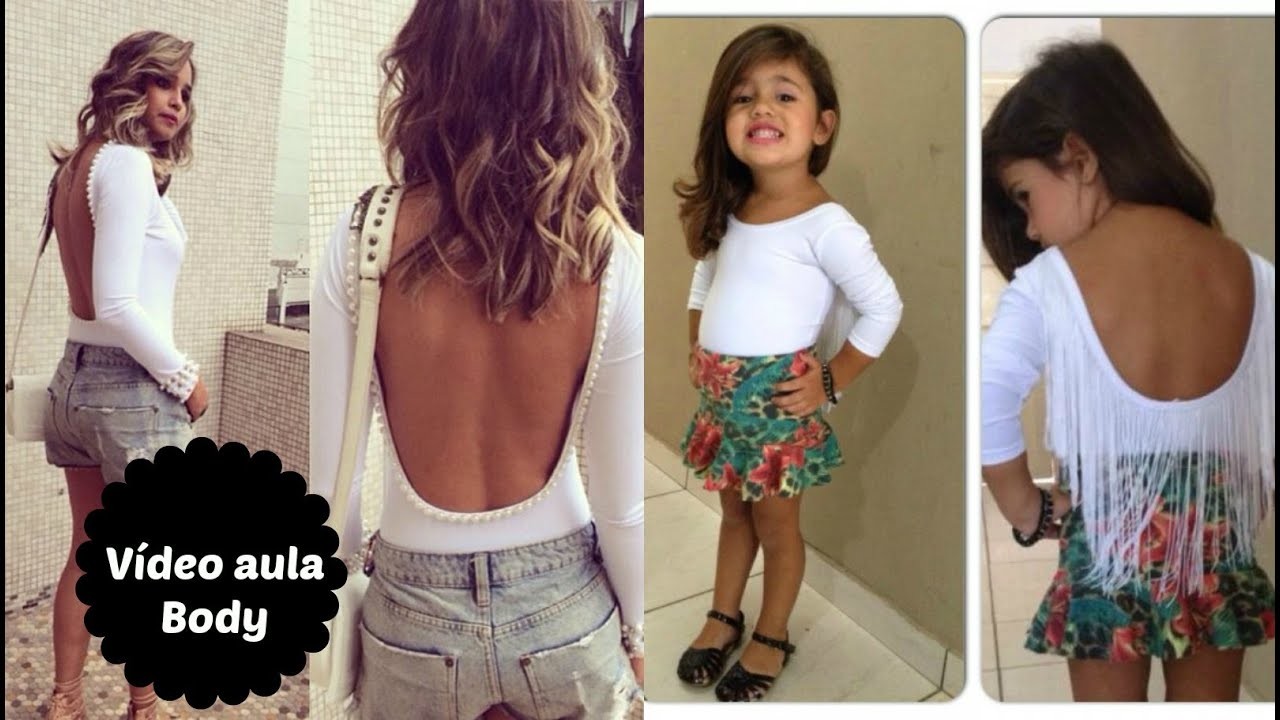 Molde body costas de fora Alana Santos Blogger