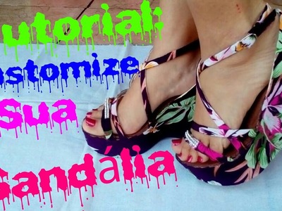 Tutorial:customize sua sandalia.