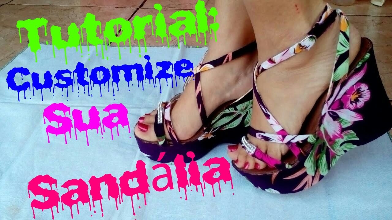 Tutorial:customize sua sandalia.