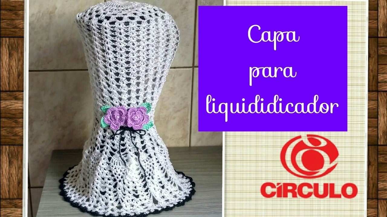 Versão destros: Capa para liquidificador formosa em crochê # Elisa Crochê