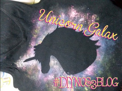 Camiseta unicórnio galaxy