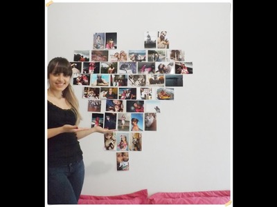 Decore seu quarto com Fotos em forma de Coração