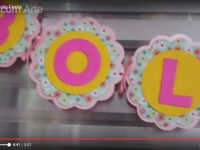 DIY - Bandeirola Festa