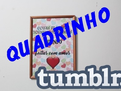 DIY - Quadrinho Tumblr