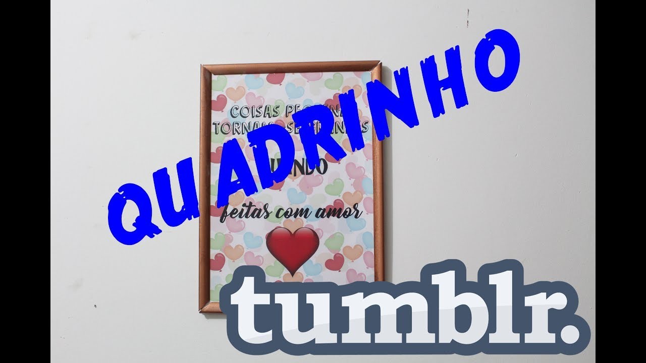 DIY - Quadrinho Tumblr