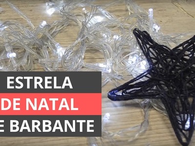 ESTRELA DE NATAL DE BARBANTE | ENFEITES DE NATAL