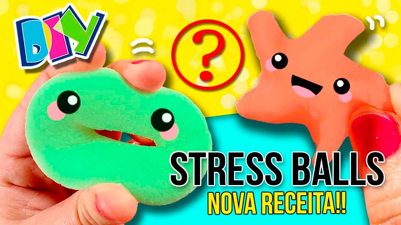 Faça STRESS BALL CASEIRAS * Nova Receita de STRESS BALLS