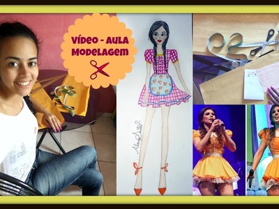 Molde de costura e dicas para fazer seu vestido de Festa Junina Alana Santos Blogger