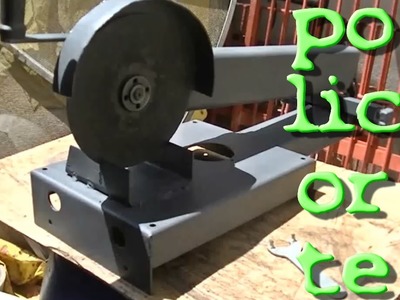 Suporte para esmerilhadeira - policorte | Metal Cutting Station - Upcycling