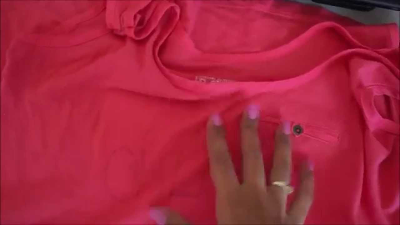 Transformando a camiseta em 1 minuto!