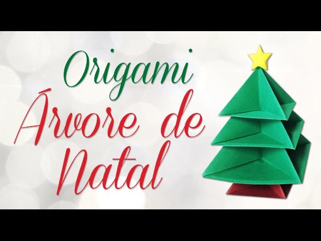Árvore de Natal - Origami Passo a Passo | Christmas tree