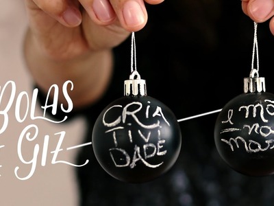 Bolinhas de quadro negro e feliz Natal :) #clubedacasa