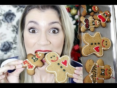 Como Fazer Biscoitos de Natal - (Gingerbread)