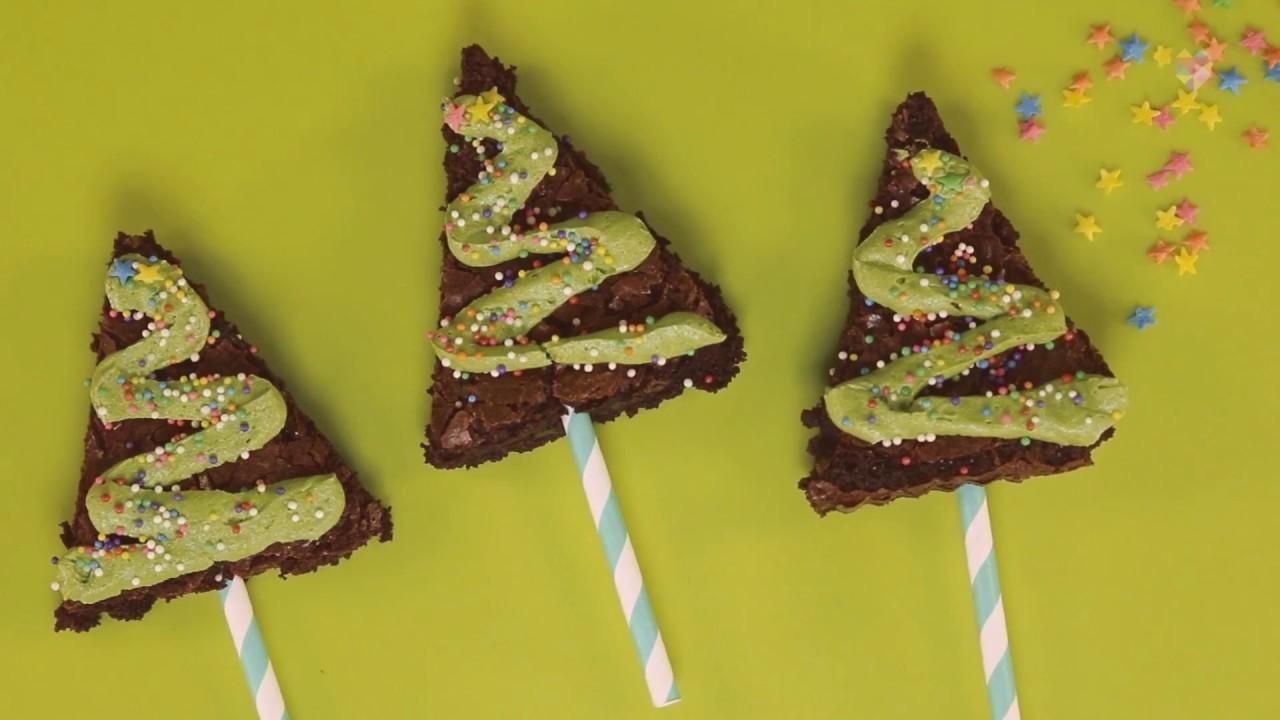 Como fazer brownie decorado para o Natal