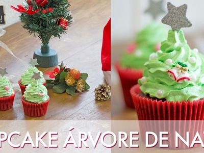 Como fazer Cupcake árvore de Natal - Segredinhos #133