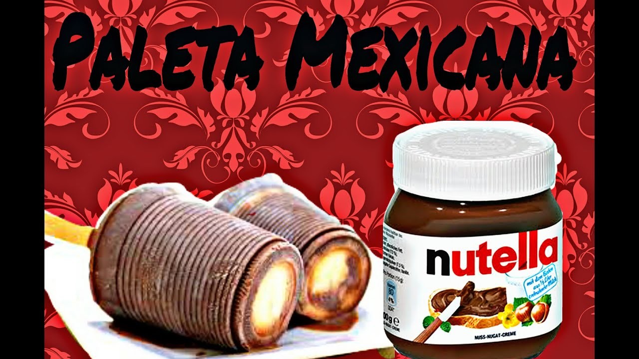 Como Fazer Paletas Mexicanas com NUTELLA e LEITE MOÇA. FÁCIL E RAPIDA