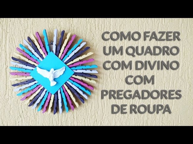 Divino com pregador de roupa