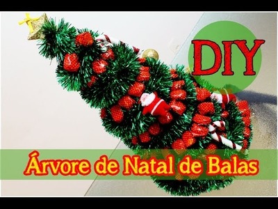 DIY: Arvore de Natal de Balas (Fácil e Rápido)|Decor | Topo de Mesa| Natal Tropical # 2