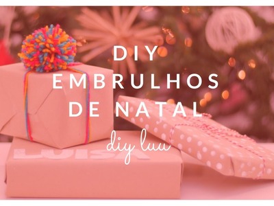 DIY ???? Embrulhos de Natal originais com papel kraft #5 | diyluu