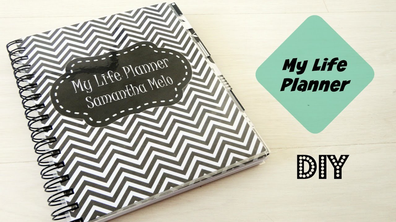 DIY Planner - Veja como fiz meu Planner em casa gastando pouco
