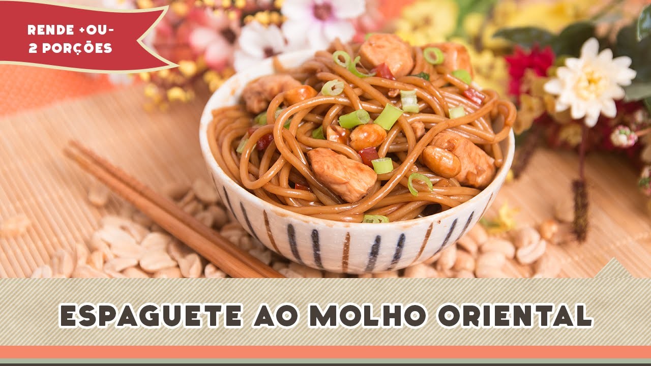 Espaguete ao Molho Oriental - Receitas de Minuto #163