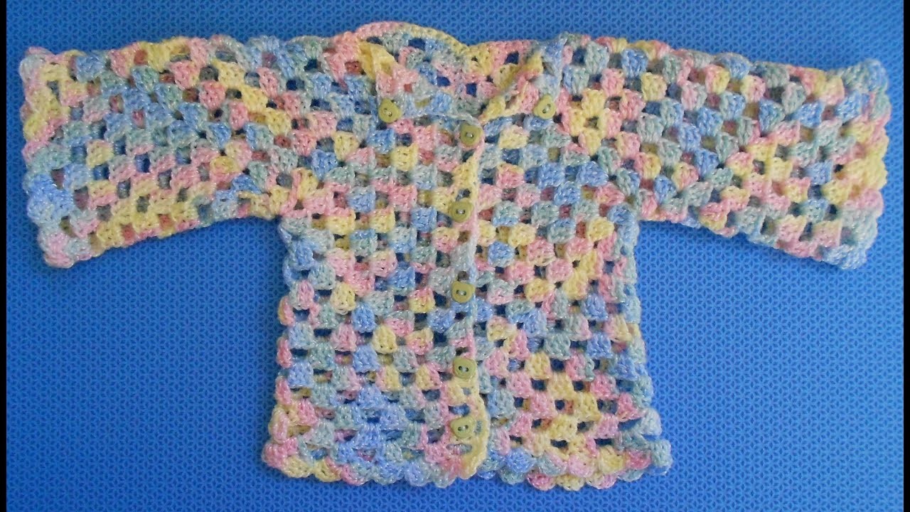 Jaqueta em crochê RN em hexágono P2 [44]