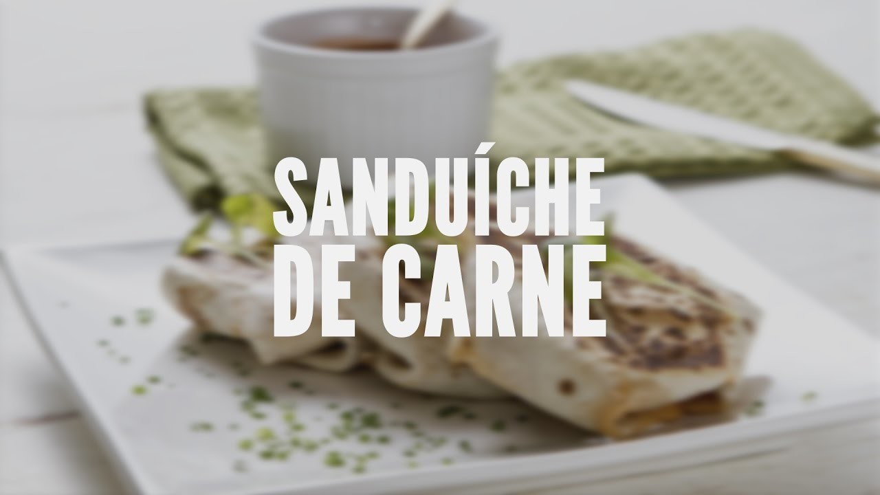 Sanduíche de carne | Receitas Saudáveis - Lucilia Diniz