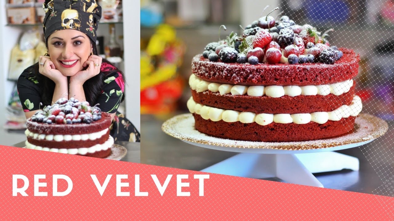 BOLO NATALINO - RED VELVET #RECEITASDEAMOR