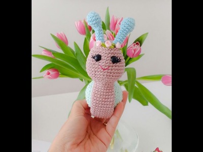 Caracol amigurumi!