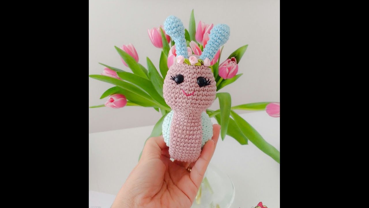 Caracol amigurumi!