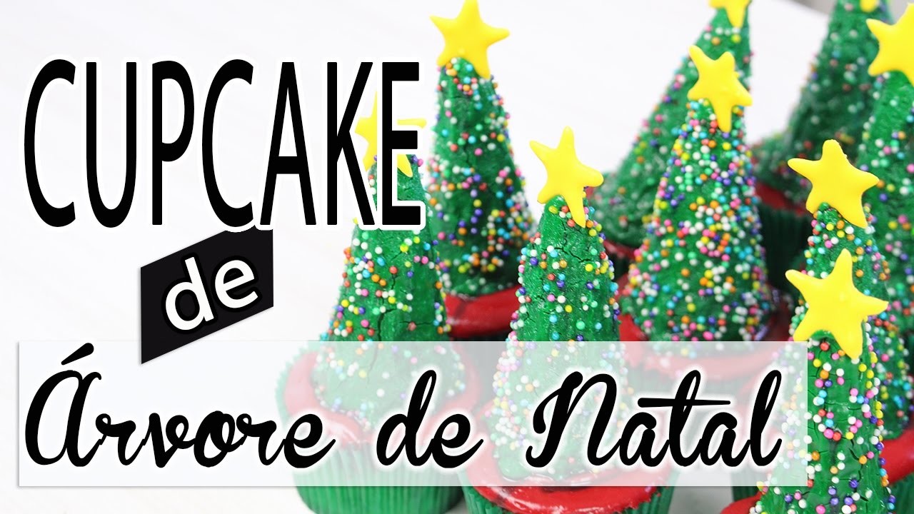 Cupcake Árvore de Natal | #Tchuba30Dias | Dia - 3