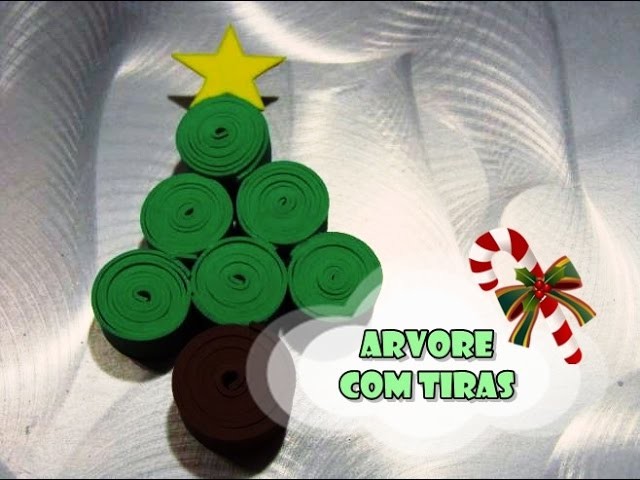 DIY.: Arvore com tiras