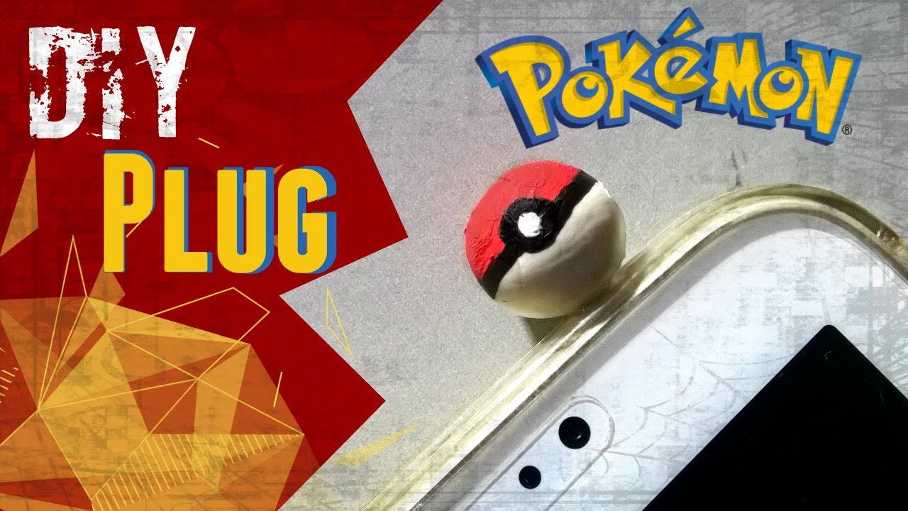 DIY.: Plug de Celular Pokébola (Kit Pokémon GO) | Minuto Geek #1