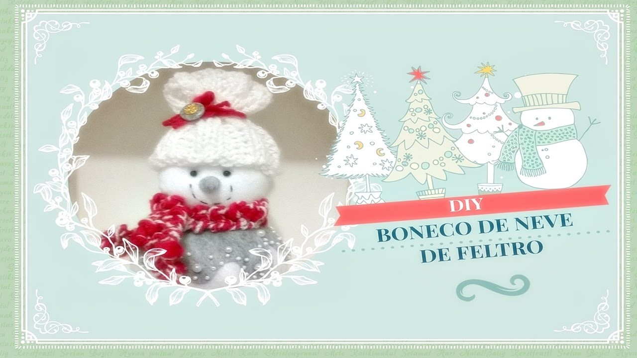 Nossos Bonecos de Neve - #ProjetoColaboração