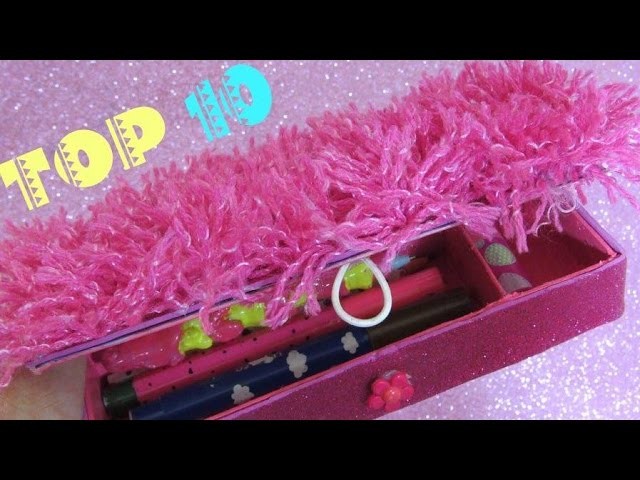 10 DIY MATERIAL ESCOLAR |10 DIY SCHOOL SUPPLIES | RETROSPECTIVA 2016 - Por Júnia Gabriela