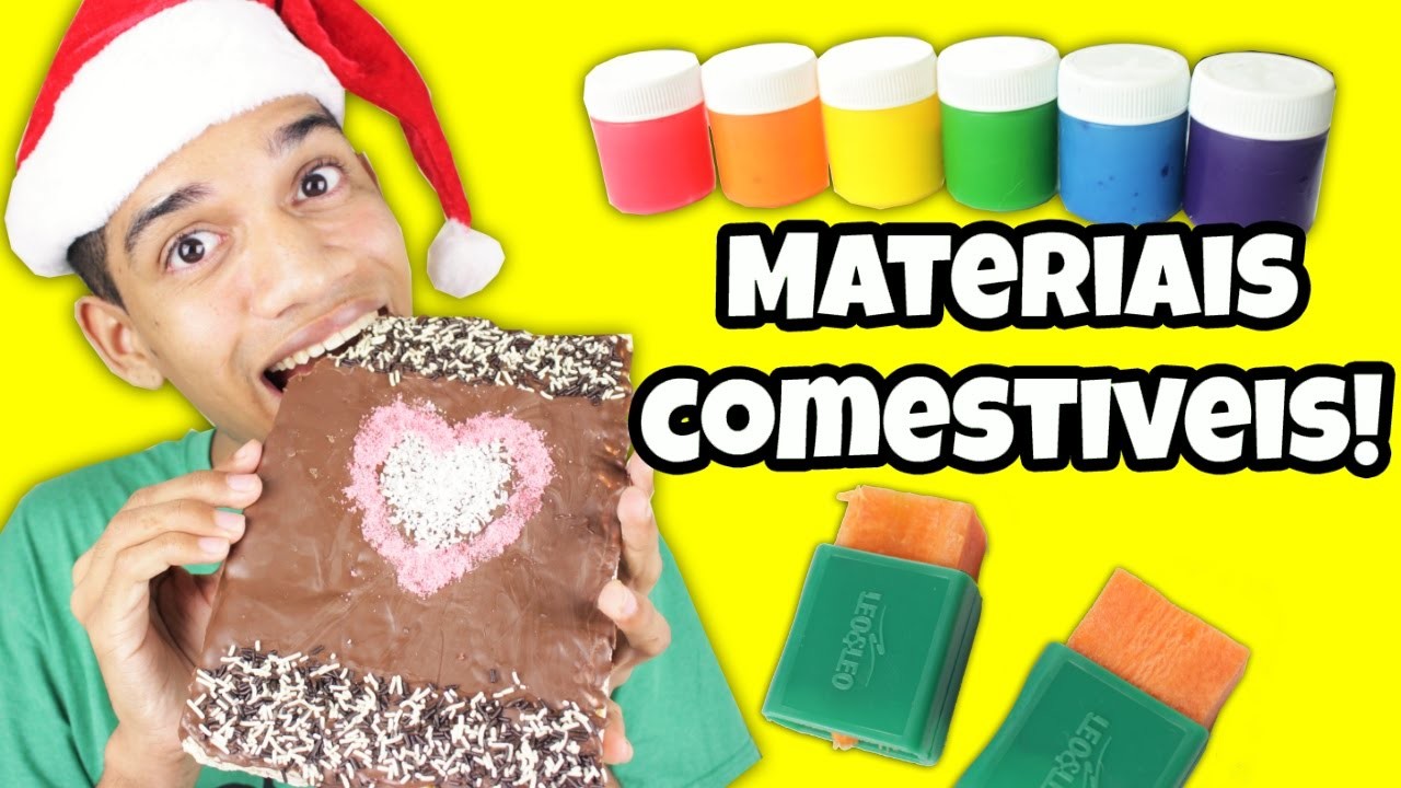 CADERNO COMESTIVEL e outros materiais