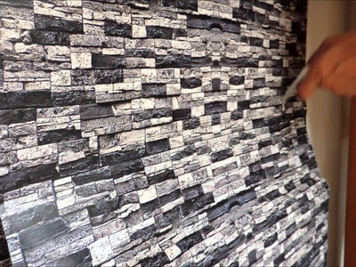 Colocação de papel de parede
