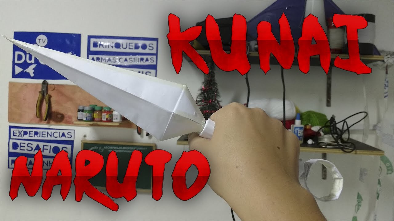 Como fazer a Kunai do Naruto!