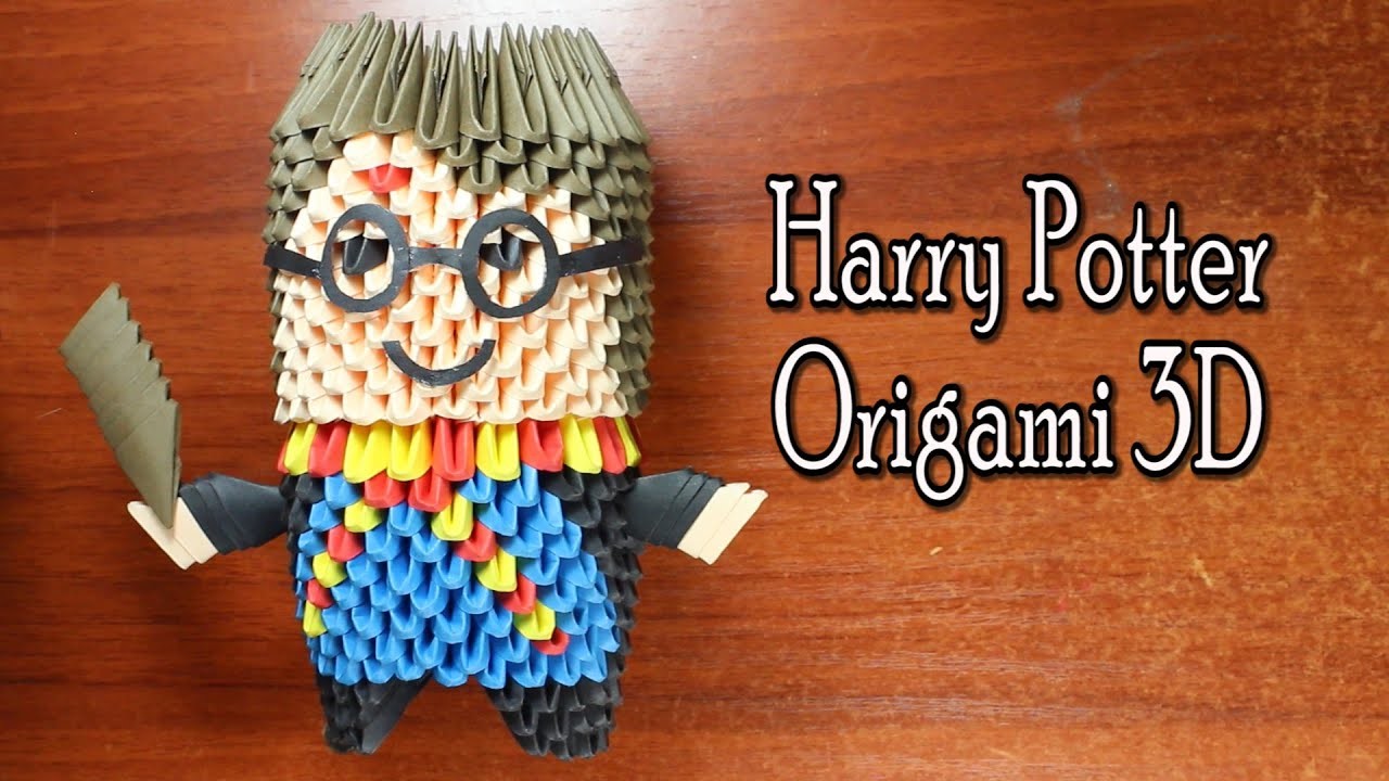 Harry Potter Origami 3D TUTORIAL
