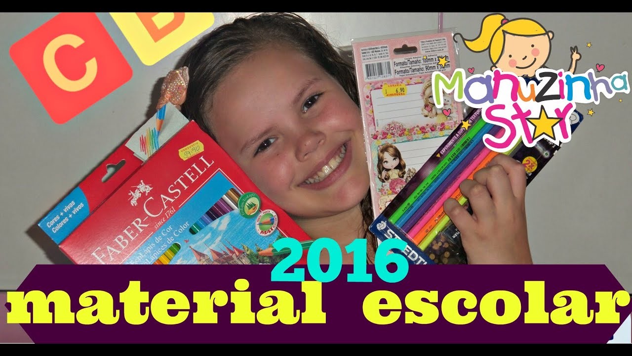 MATERIAL ESCOLAR 2016 VOLTA AS AULAS - Back to School Supplies