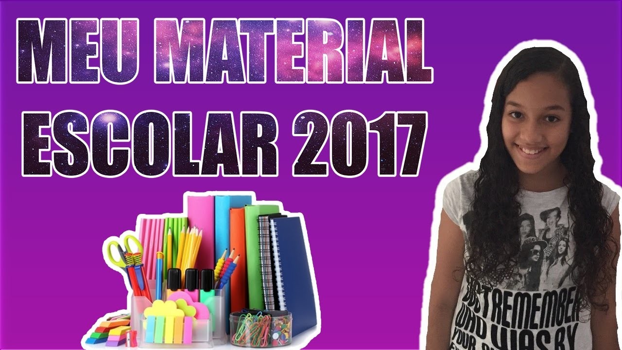 MEU MATERIAL ESCOLAR 2017 - DUDA COSTA