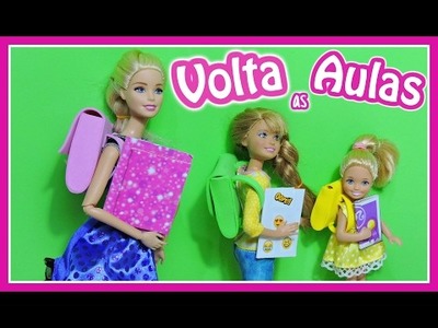 NOVELINHA: ROTINA VOLTA AS AULAS da BARBIE