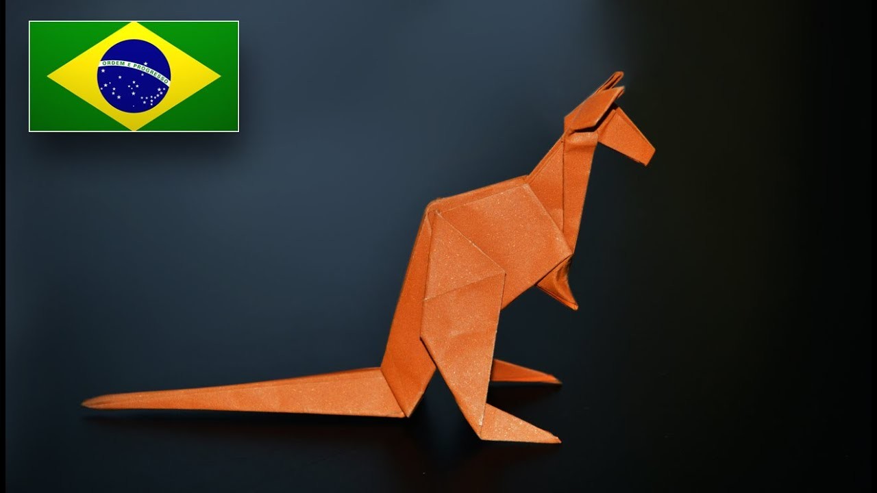 Origami: Canguru ( Jo Nakashima ) - Instruções em Português PT BR
