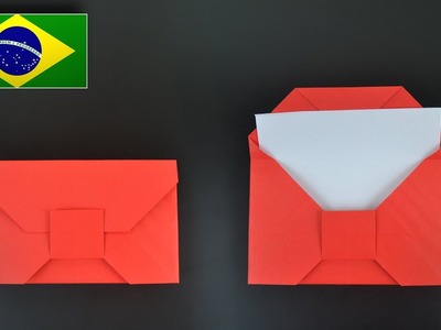 Origami: Envelope Tradicional - Instruções em Português BR