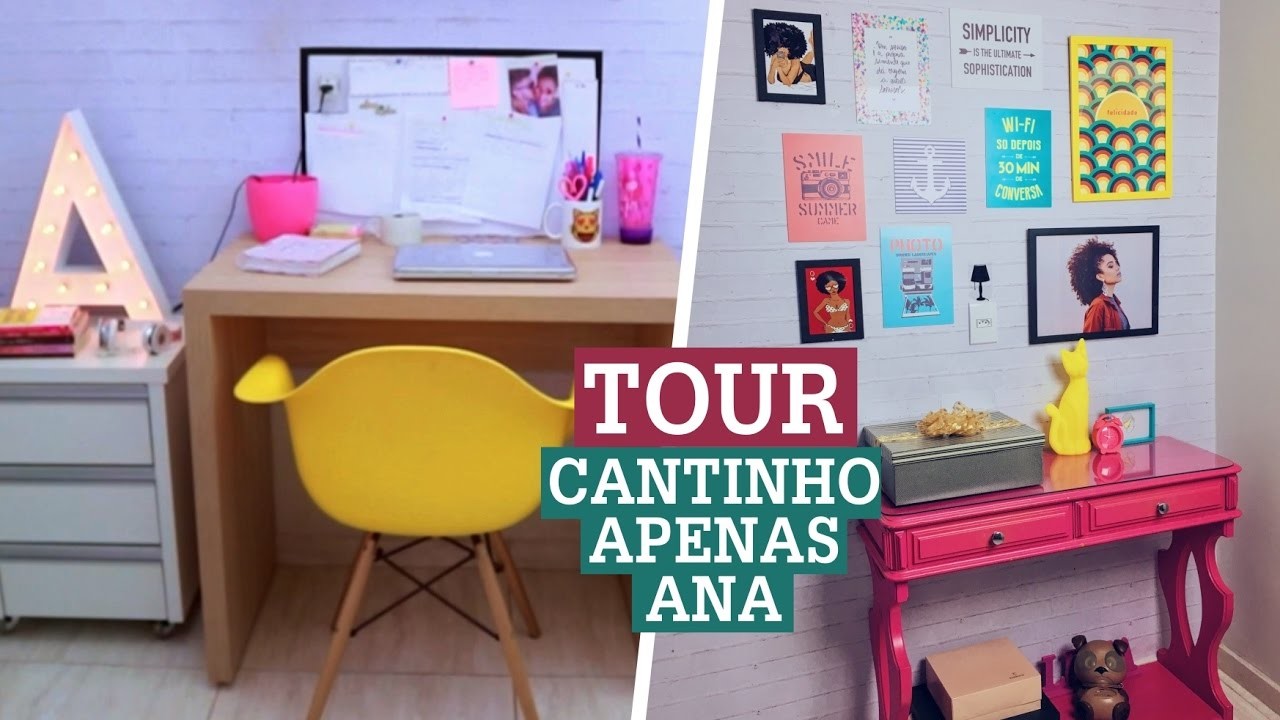 TOUR PELO CANTINHO APENAS ANA! | por Ana Lídia Lopes