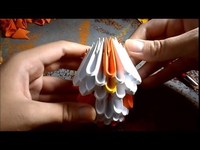 Tutorial Origami 3D Coruja Pequena Mini Owl PT BR ~by Mieko