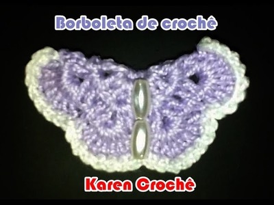 Borboleta de crochê