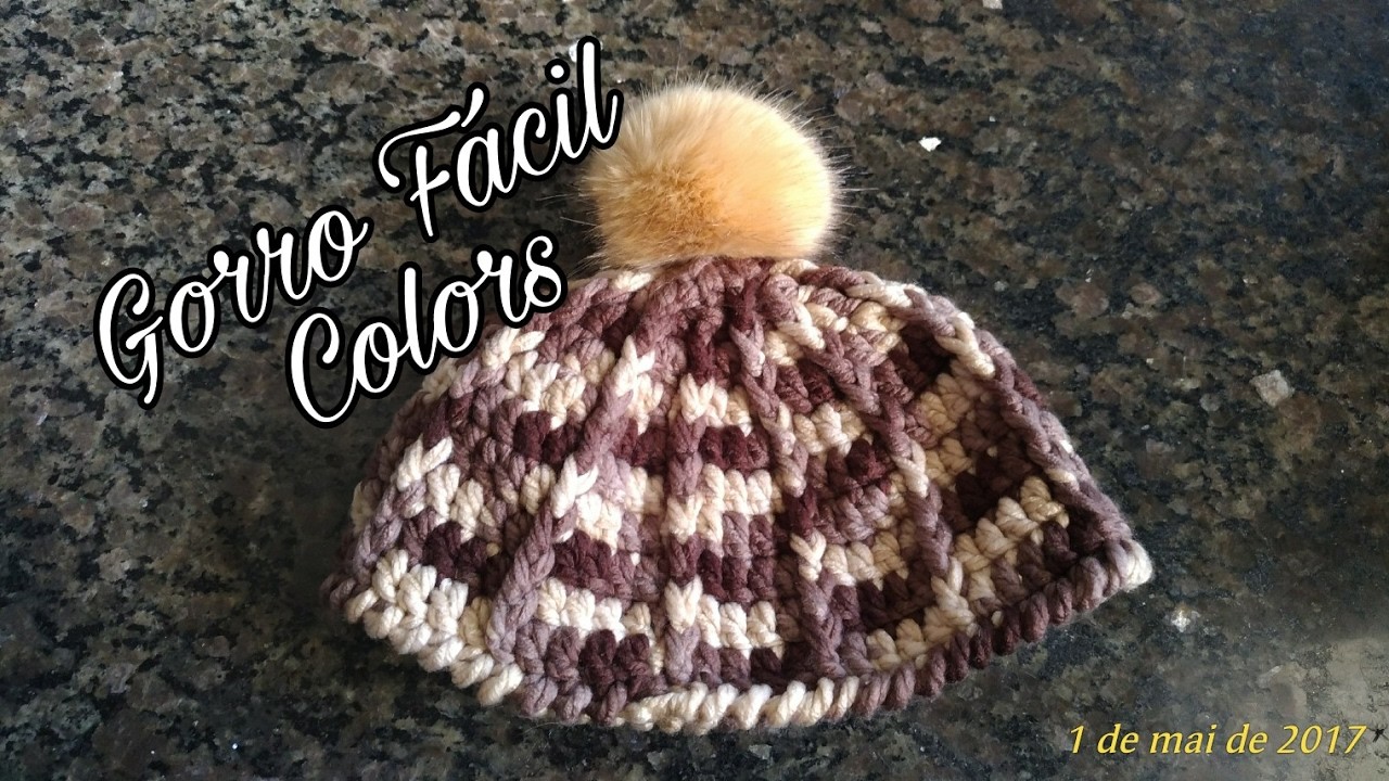 ????Gorro fácil Colors (croche)