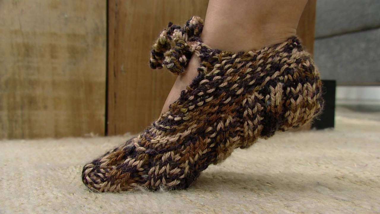 Mulher.com - 03.06.2016 - Sapato em tricô - Rosângela Chicote  PT1