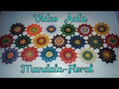 Vídeo Aula Mandala Floral- Katiane Crochê Fio a Fio
